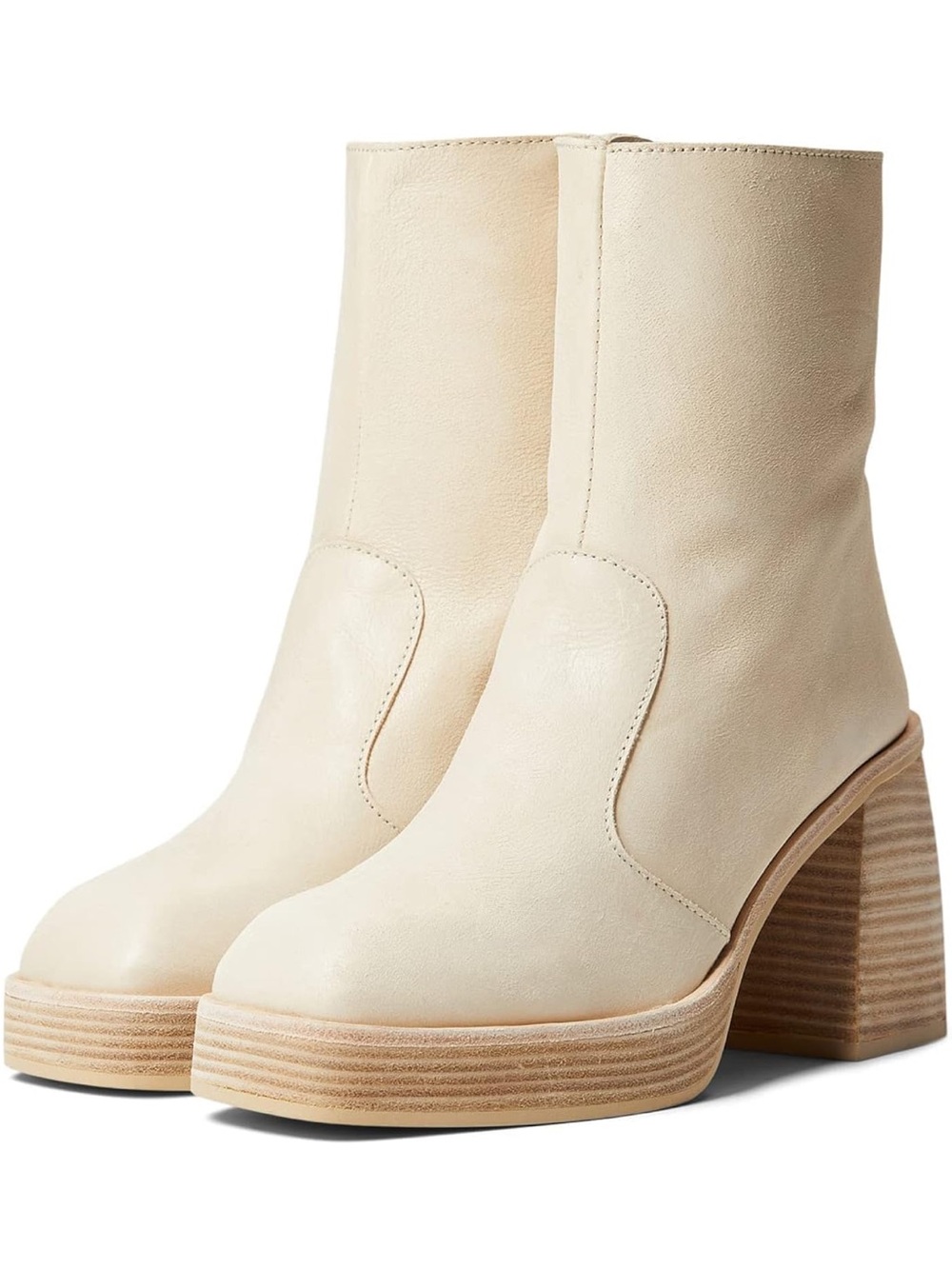 Free People Ruby Platform Block Heel Ankle Boots